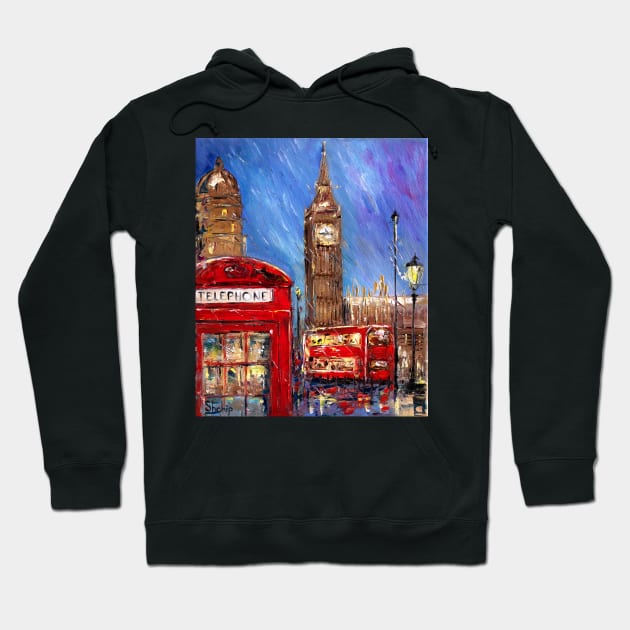 London Rain Hoodie by NataliaShchip